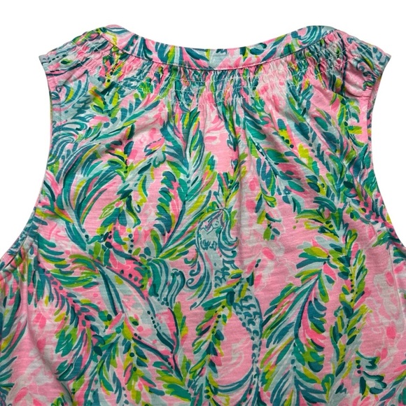 Lilly Pulitzer Essie Tank Top Unicorn Of The Sea Size Size XS - Picture 3 of 8